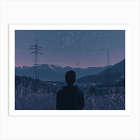 Starry Night 5 Art Print