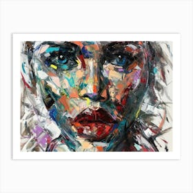 Abstract Of A Woman 6 Art Print