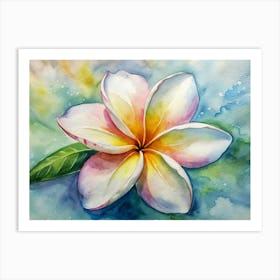 Hawaiian Flower Art Print