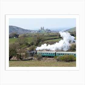 Steam Train In The Countryside Art Print