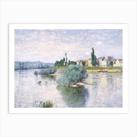 The Seine At Lavacourt (1880), Claude Monet Art Print