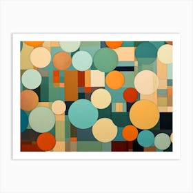 Abstract Circles 14 Art Print