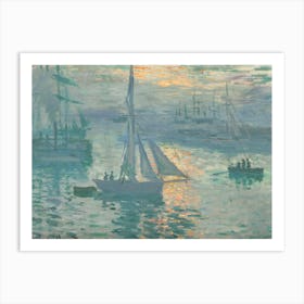 Sunrise (1873), Claude Monet Art Print