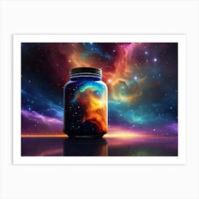 Jar Of Nebula 1 Art Print