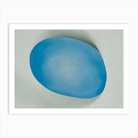 Georgia O'Keeffe - Pelvis Series ,Pelvis IV , Blue Art Print