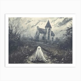 Ghost In The House 3 Art Print