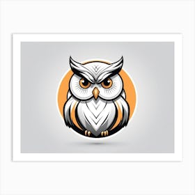 Owl Logo 3 Art Print