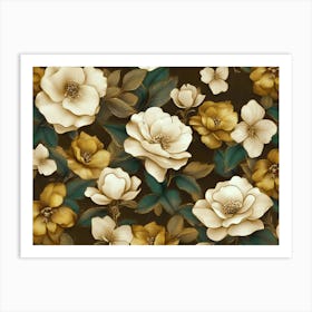 Magnolia Painting Art Print