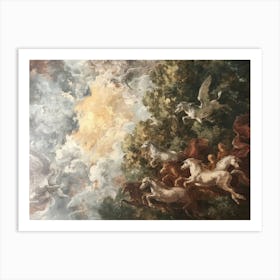 Contemporary Artwork Inspired By Peter Paul Rubens 2 Art Print
