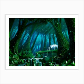 Mononoke Forest Art Print