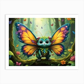 Aetherwing Butterfly #9 Art Print