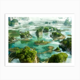 Chinese Landscape Art Print