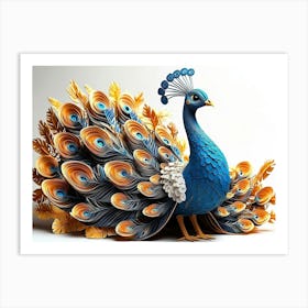 Peacock 27 Art Print