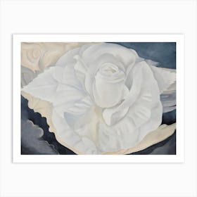 Georgia O'Keeffe - White Calico Rose, 1930 Art Print