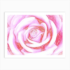 Rose Flower Art Print