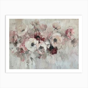 Pink Anemones Art Print