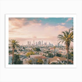 Los Angeles Skyline Art Print