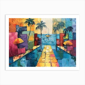 Pool Dreams Art Print