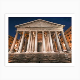 Pantheon At Night Art Print