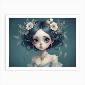 Fairytale Girl Art Print