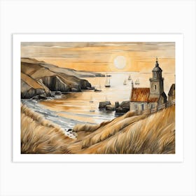 European Coastal Painting (110) Art Print
