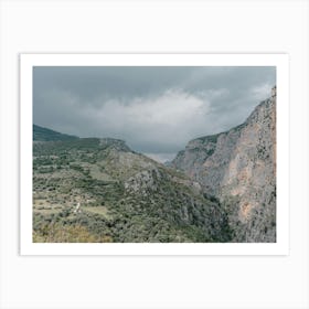 Cliffs In Calabria Art Print