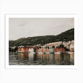 Moody Norway Scenery Art Print