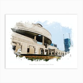 Shanghai Museum, The Bund & People S Square, Shanghai Art Print