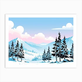 Winter Landscape 10 Art Print