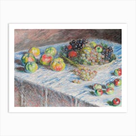 Apples And Grapes (1880), Claude Monet Art Print