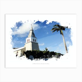 St Mark S Church, Bermuda, Caribbean Art Print