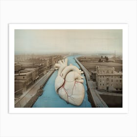 Heart In The City (III) Art Print