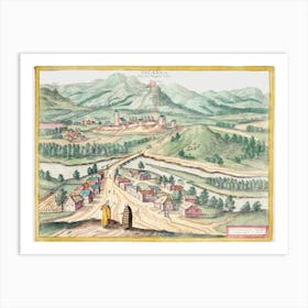 Palanka, Superioris Hungariae Civitas (1617), Joris Hoefnagel Art Print