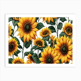 Sunflowers Art Print