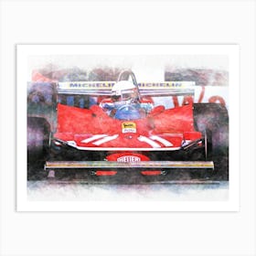 Jody Scheckter Art Print