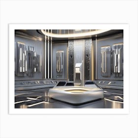 Futuristic Room Art Print