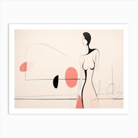 Abstract Of A Woman Art Print