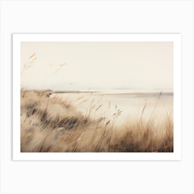 Rustic Sand Dune Painting Art Print