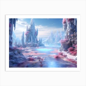 Ice Landscape Art Print