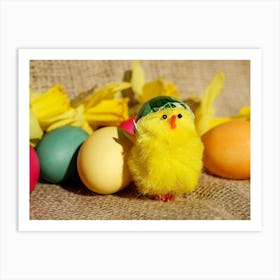 Easter Chick 8 Art Print