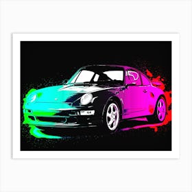 Porsche 911 993 Turbo Art Print