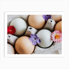 Eggs In A Carton 18 Art Print