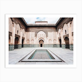 Mosque Plunge Pool Art Print