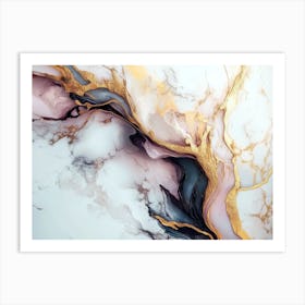 Abstract Marble 4 Art Print