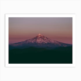 Evenings at Hood Art Print