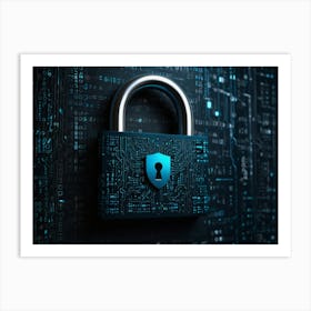 Cyber Security Stock Videos & Royalty-Free Footage Art Print