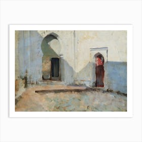 Courtyard, Tétouan, Morocco, John Singer Sargent Art Print