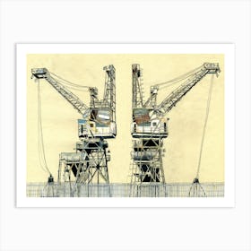 Cranes Art Print