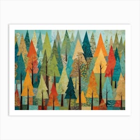 Forest Of Trees 1 Art Print