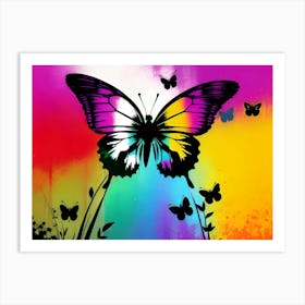 Butterfly Painting 97 Art Print